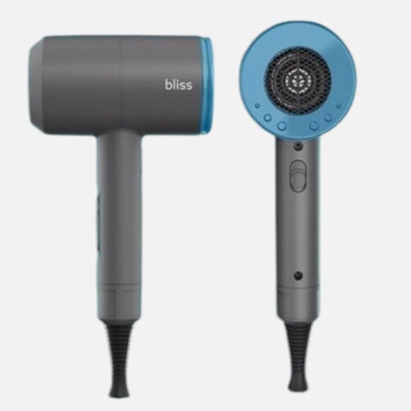New Bladeless Bliss Hair Dryer - Gray and Blue